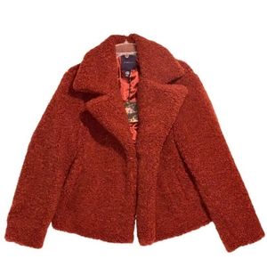 NWT - Amaryllis Copper/Brick Red Teddy Coat 2X